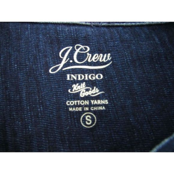 New J. Crew Indigo Harbor Shirt Button Up Sz S - Picture 5 of 5